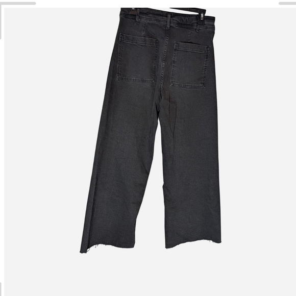 Pre-owned Black Wide-Leg Jeans - Picture 7 of 8